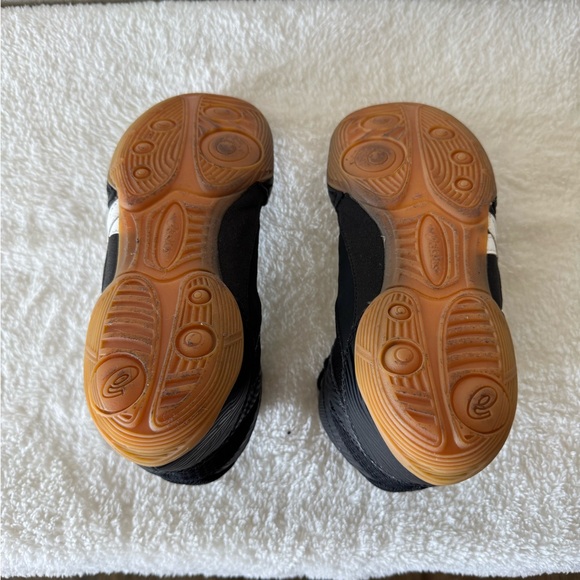 ASICS Men's Black and White Leather Wrestling Shoes Size 8.5 - Picture 5 of 6